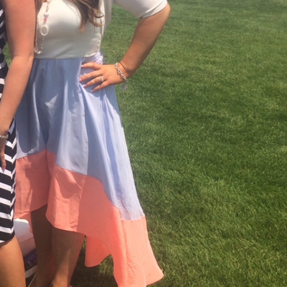 Anthropologie hi lo gorgeous handkerchief dress